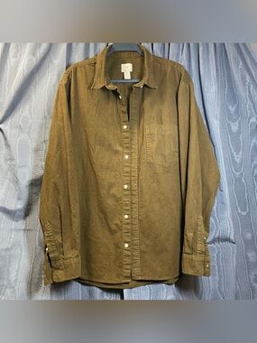 H&M Brown Corduroy Men’s size XXL Dress Shirt